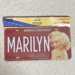 Marilyn Monroe Collector 2004 License Plate NWT